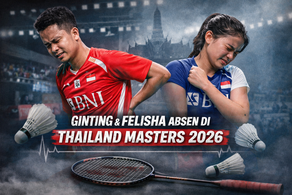 Anthony Ginting dan Felisha Pasaribu absen di Thailand Masters 2026