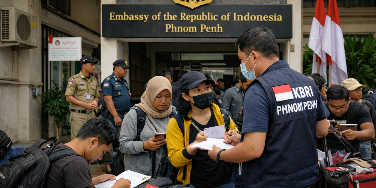 Ratusan WNI Laporkan Diri Ke KBRI Untuk Pulang Dari Kamboja