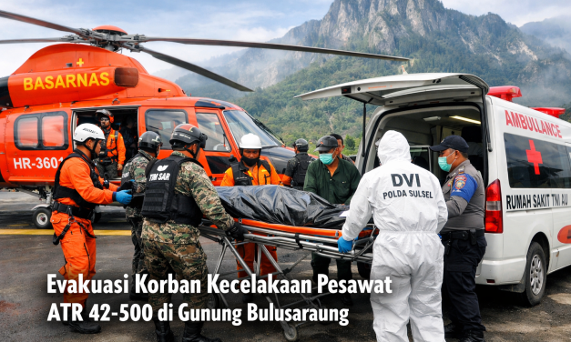 Tim DVI Evakuasi dan Identifikasi Korban Pesawat ATR 42-500