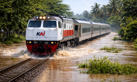 14 Perjalanan Kereta Api Terhenti Akibat Banjir di Pekalongan
