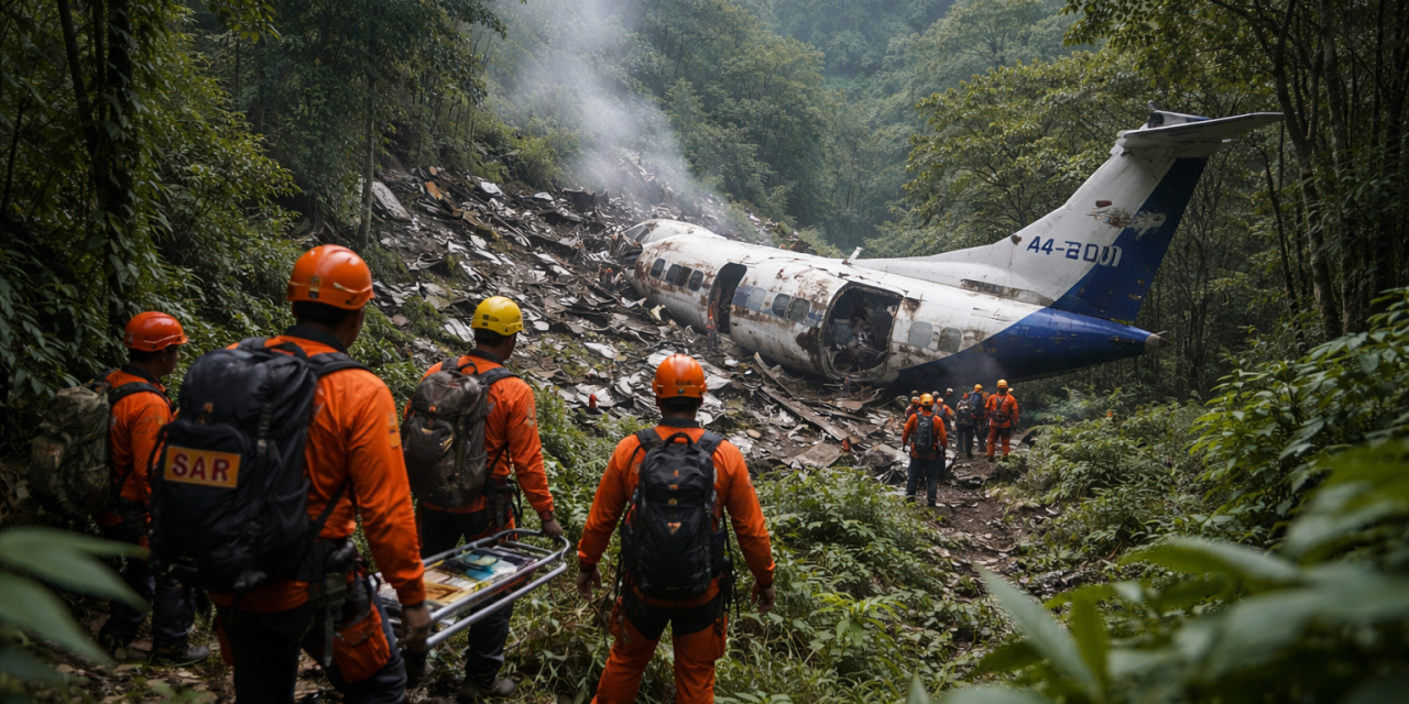 Tim SAR Temukan Serpihan Pesawat di Gunung Bulusaraung