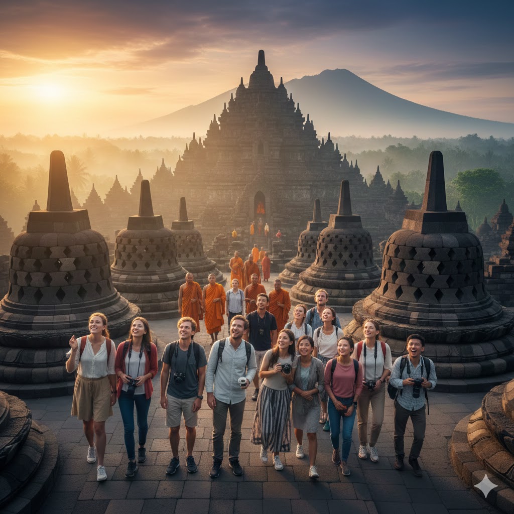 Pemandangan objek wisata alam komersial di Jawa Tengah yang menjadi penyumbang cuan terbesar.