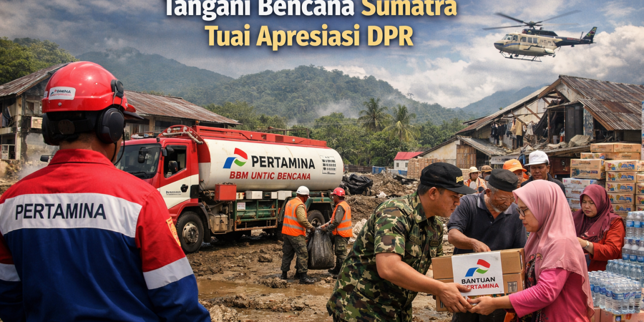 Respons Cepat Pertamina Tangani Bencana Sumatra Dipuji DPR