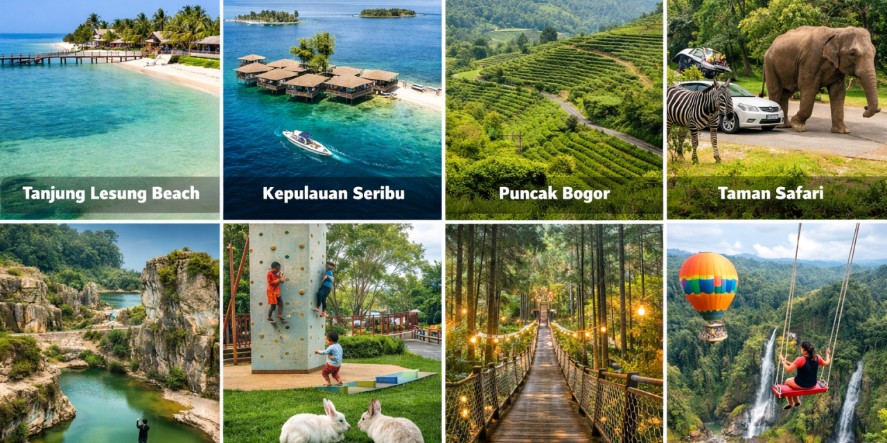 8 Destinasi Wisata Dekat Jakarta, Favorit untuk Long Weekend