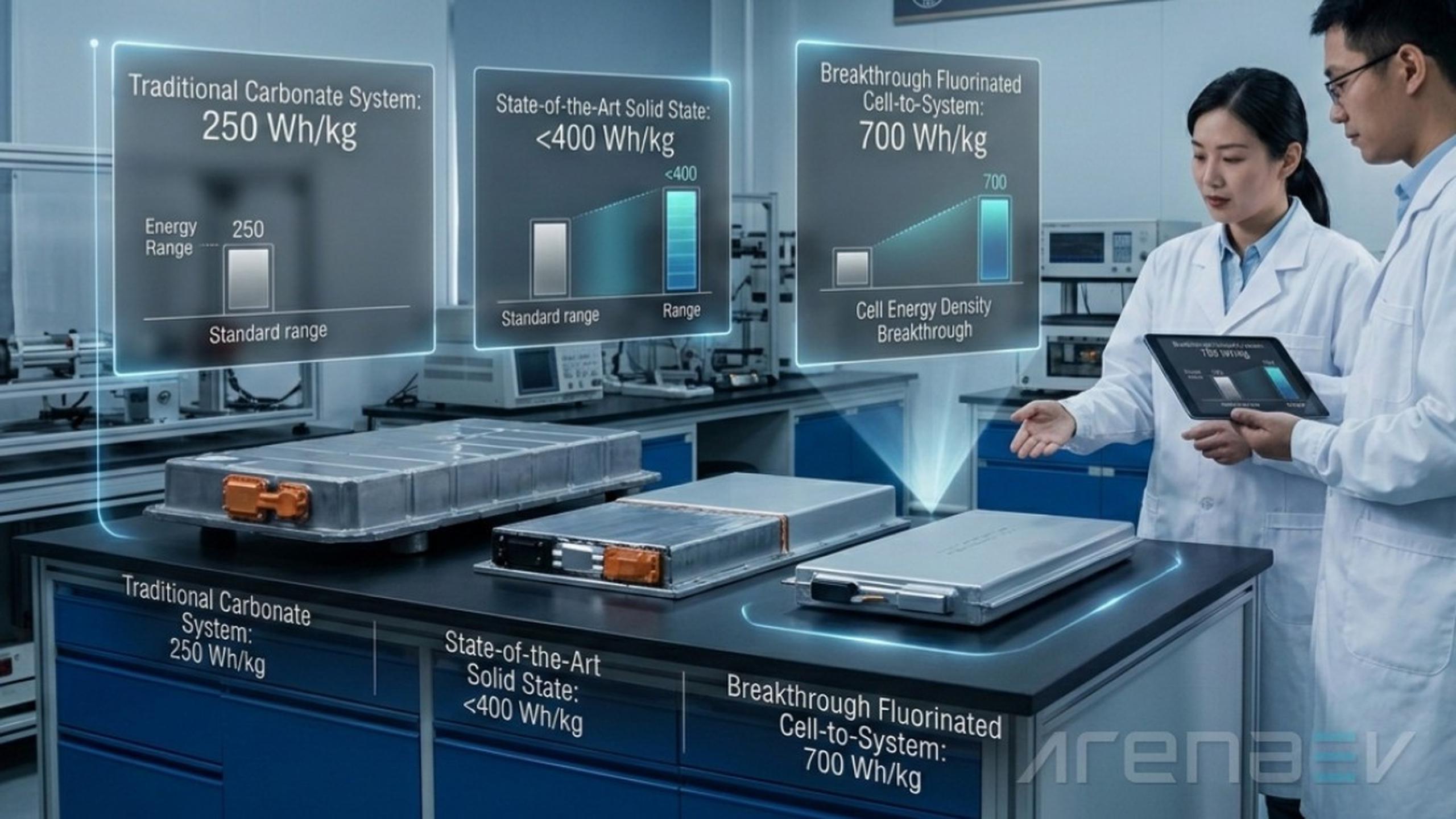 Baterai Mobil Listrik 700 Wh/kg