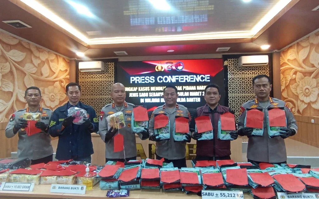 Polisi Gagalkan 71 Kg Sabu di Pelabuhan Merak, 3 Kurir Diciduk