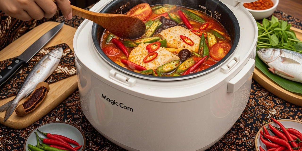 Resep Asam Padeh Magic Com, Praktis dan Lezat Khas Padang