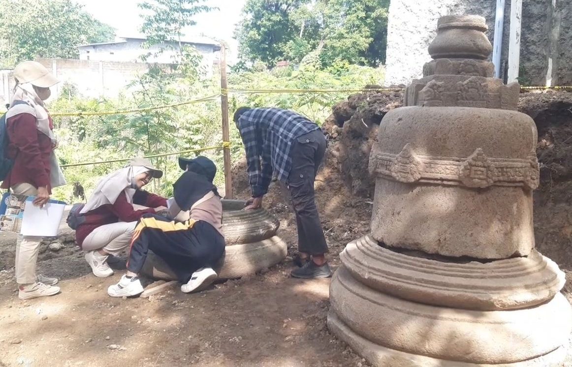 Temuan prasada dan stupa di Boyolali yang diduga berasal dari masa Hindu Buddha