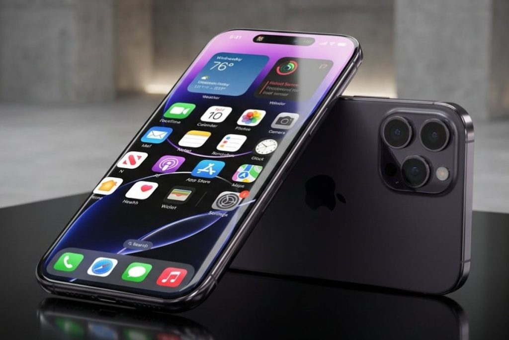 Grafik laporan Counterpoint yang menunjukkan Apple memimpin pasar smartphone global 2026