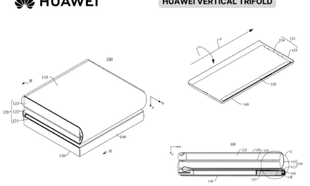 Huawei Kembangkan Smartphone Lipat Tiga Vertikal Teknologi AI