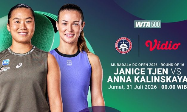 Jadwal Siaran Langsung Janice Tjen vs Anna Kalinskaya di WTA 500 Mubadala DC Open 2026